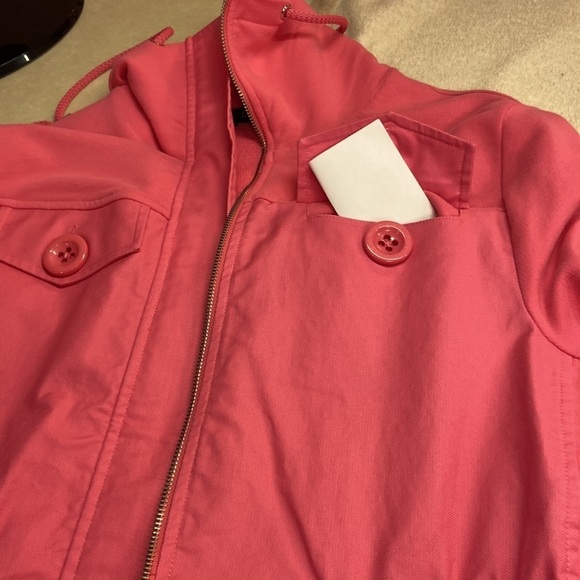 Jones New York Signature Pink Full Front Zipper Jacket Size M - Picture 9 of 14